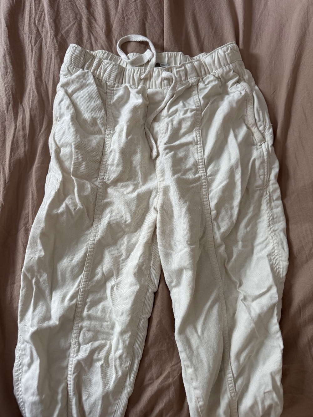 Zara white baggy pants